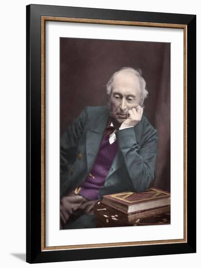 Portrait of Sir William George Armstrong (1810-1900), British inventor and industrialis-French School-Framed Giclee Print