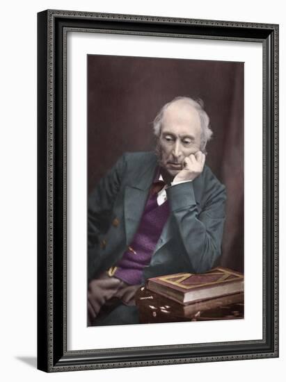 Portrait of Sir William George Armstrong (1810-1900), British inventor and industrialis-French School-Framed Giclee Print