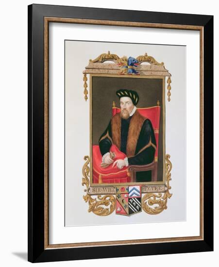 Portrait of Sir William Petre-Sarah Countess Of Essex-Framed Giclee Print