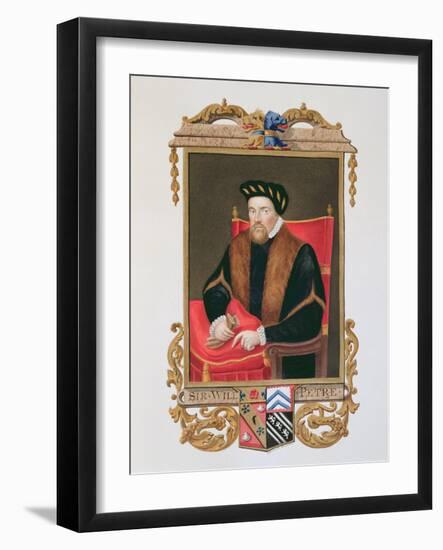 Portrait of Sir William Petre-Sarah Countess Of Essex-Framed Giclee Print