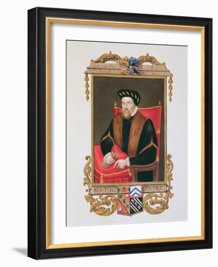 Portrait of Sir William Petre-Sarah Countess Of Essex-Framed Giclee Print