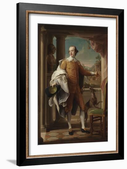 Portrait of Sir Wyndham Knatchbull-Wyndham, 1758-59-Pompeo Girolamo Batoni-Framed Giclee Print