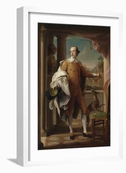 Portrait of Sir Wyndham Knatchbull-Wyndham, 1758-59-Pompeo Girolamo Batoni-Framed Giclee Print