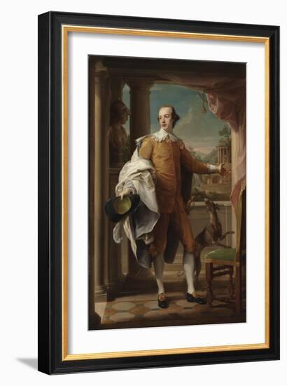 Portrait of Sir Wyndham Knatchbull-Wyndham, 1758-59-Pompeo Girolamo Batoni-Framed Giclee Print