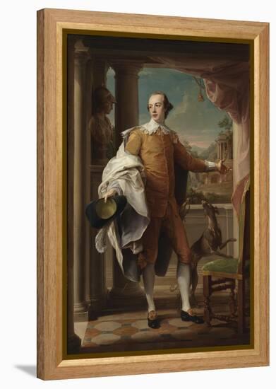 Portrait of Sir Wyndham Knatchbull-Wyndham, 1758-59-Pompeo Girolamo Batoni-Framed Premier Image Canvas