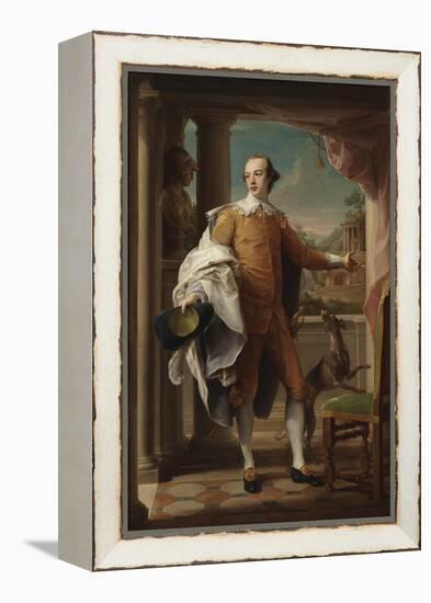 Portrait of Sir Wyndham Knatchbull-Wyndham, 1758-59-Pompeo Girolamo Batoni-Framed Premier Image Canvas