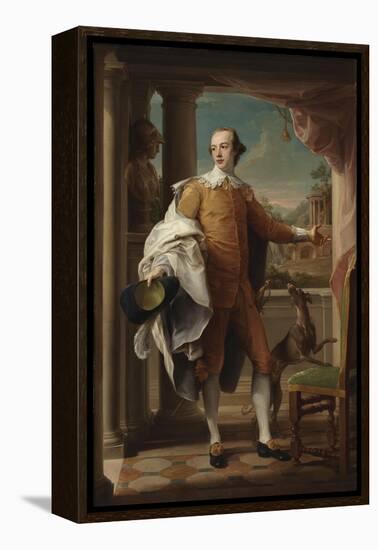 Portrait of Sir Wyndham Knatchbull-Wyndham, 1758-59-Pompeo Girolamo Batoni-Framed Premier Image Canvas