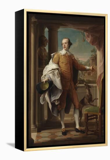 Portrait of Sir Wyndham Knatchbull-Wyndham, 1758-59-Pompeo Girolamo Batoni-Framed Premier Image Canvas