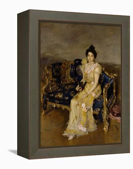 Portrait of Sofia Botkina, 1899-Valentin Alexandrovich Serov-Framed Premier Image Canvas