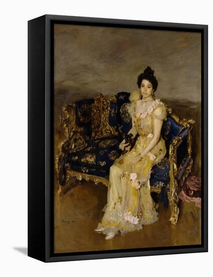 Portrait of Sofia Botkina, 1899-Valentin Alexandrovich Serov-Framed Premier Image Canvas