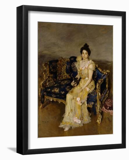 Portrait of Sofia Botkina, 1899-Valentin Alexandrovich Serov-Framed Giclee Print