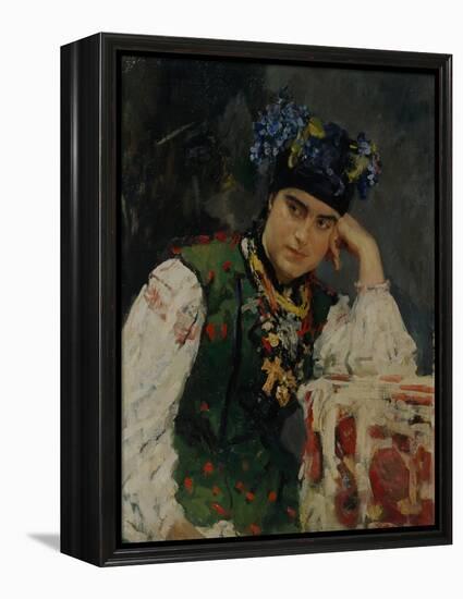 Portrait of Sofia Dragomirov, 1889-Valentin Alexandrovich Serov-Framed Premier Image Canvas