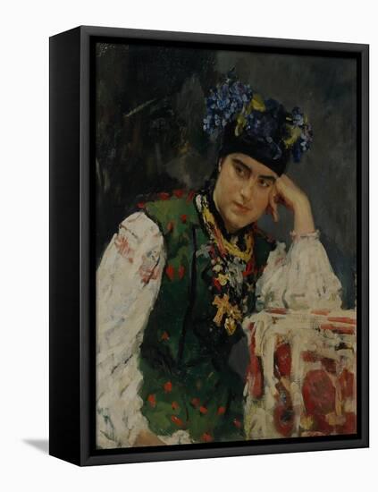 Portrait of Sofia Dragomirov, 1889-Valentin Alexandrovich Serov-Framed Premier Image Canvas