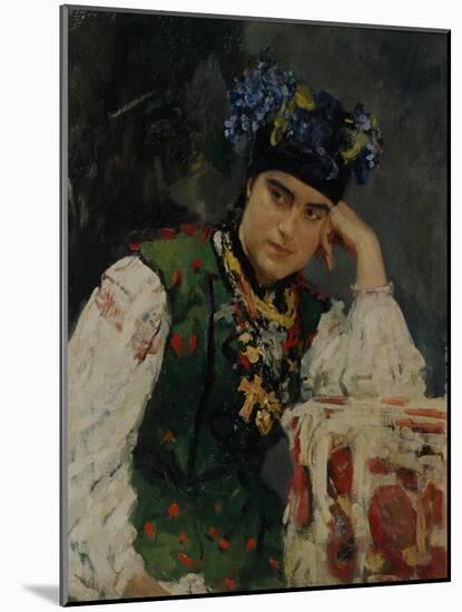 Portrait of Sofia Dragomirov, 1889-Valentin Alexandrovich Serov-Mounted Giclee Print