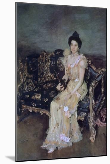 Portrait of Sofia Mikhailovna Botkina, 1899-Valentin Serov-Mounted Giclee Print