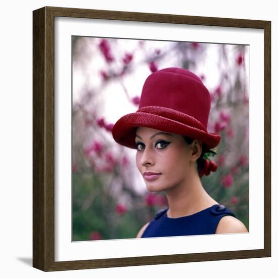 Portrait of Sophia Loren-Mario de Biasi-Framed Photographic Print