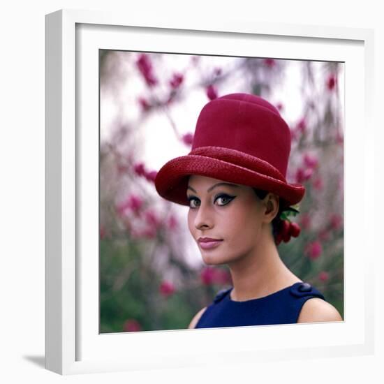 Portrait of Sophia Loren-Mario de Biasi-Framed Photographic Print