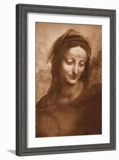 Portrait of St. Anne by Leonardo da Vinci-Bettmann-Framed Giclee Print