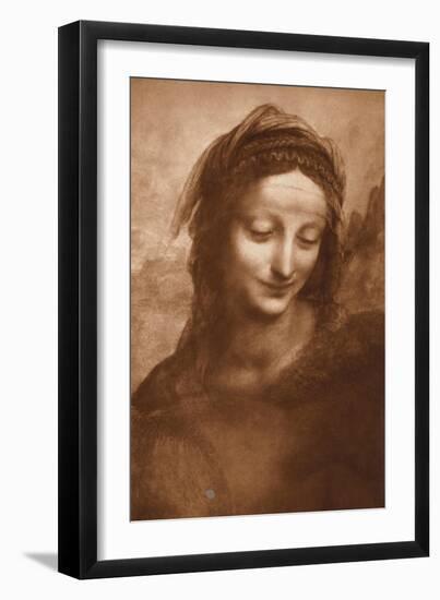 Portrait of St. Anne by Leonardo da Vinci-Bettmann-Framed Giclee Print