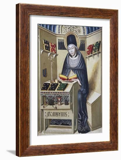 Portrait of St Augustine of Hippo-null-Framed Giclee Print