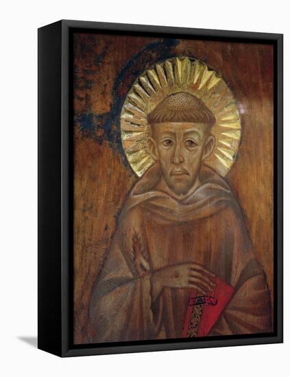 Portrait of St. Francis, C.1285 (Detail)-Giovanni Cimabue-Framed Premier Image Canvas