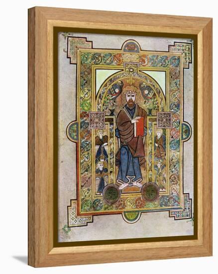 Portrait of St Mark or St Luke, 800 Ad-null-Framed Premier Image Canvas