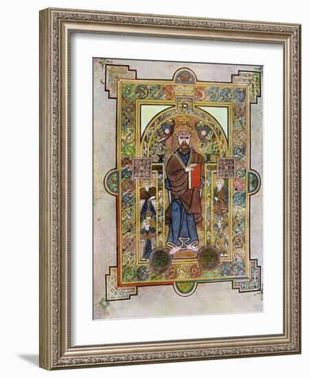 Portrait of St Mark or St Luke, 800 Ad-null-Framed Giclee Print