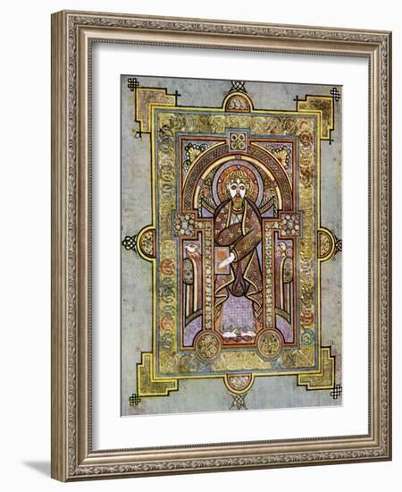 Portrait of St Matthew, 800 Ad-null-Framed Giclee Print