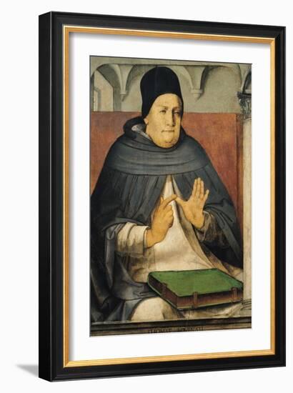 Portrait of St. Thomas Aquinas circa 1475-Joos van Gent-Framed Giclee Print