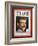 Portrait of Stalin on the Cover of 'Time' Magazine, 1945 (Colour Litho)-American-Framed Giclee Print