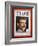 Portrait of Stalin on the Cover of 'Time' Magazine, 1945 (Colour Litho)-American-Framed Giclee Print