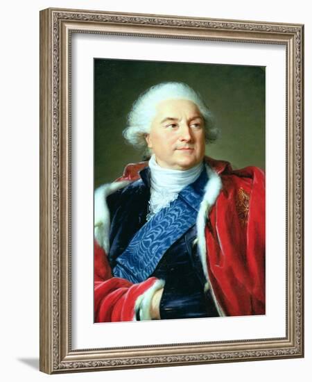 Portrait of Stanislas II Augustus (1732-98), 1797-Elisabeth Louise Vigee-LeBrun-Framed Giclee Print