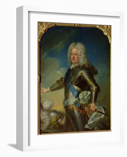 Portrait of Stanislas Lesczinski (1677-1766) King of Poland-Jean-Baptiste van Loo-Framed Giclee Print