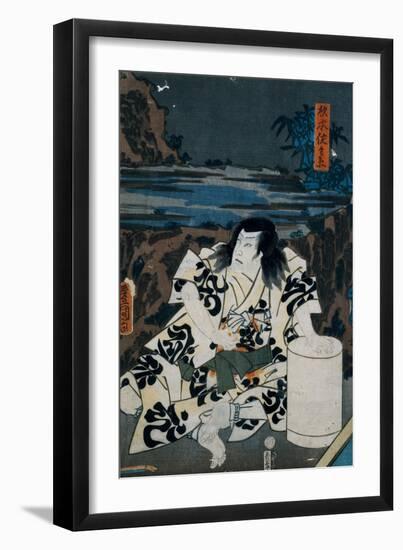 Portrait of Sugimoyo Sasanojo-Utagawa Kunisada-Framed Giclee Print