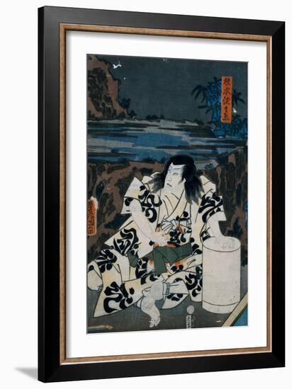 Portrait of Sugimoyo Sasanojo-Utagawa Kunisada-Framed Giclee Print