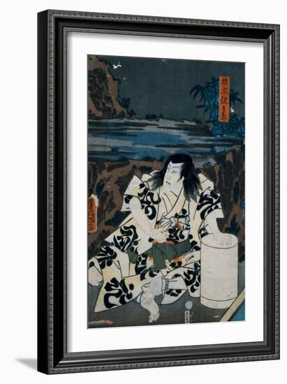 Portrait of Sugimoyo Sasanojo-Utagawa Kunisada-Framed Giclee Print