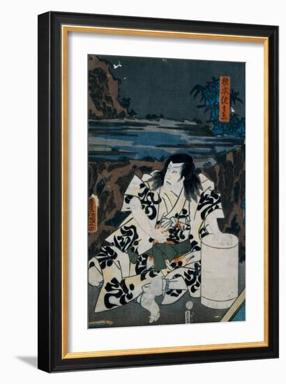 Portrait of Sugimoyo Sasanojo-Utagawa Kunisada-Framed Giclee Print