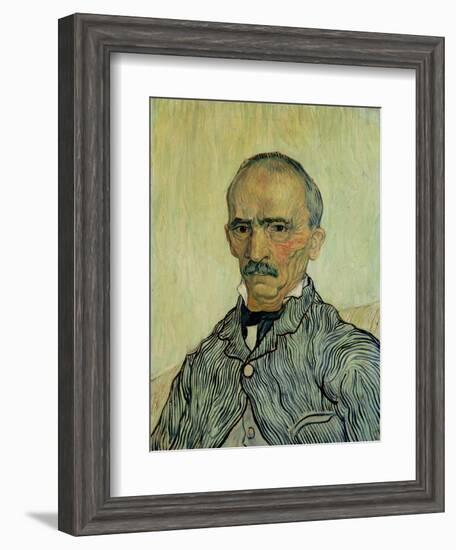 Portrait of Superintendant Trabuc in St. Paul's Hospital, c.1889-Vincent van Gogh-Framed Giclee Print