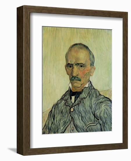 Portrait of Superintendant Trabuc in St. Paul's Hospital, c.1889-Vincent van Gogh-Framed Giclee Print