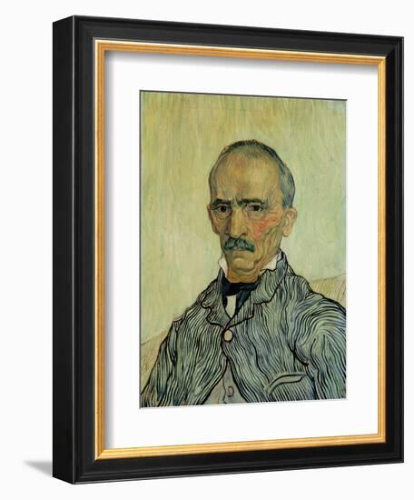 Portrait of Superintendant Trabuc in St. Paul's Hospital, c.1889-Vincent van Gogh-Framed Giclee Print