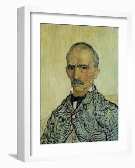 Portrait of Superintendant Trabuc in St. Paul's Hospital, c.1889-Vincent van Gogh-Framed Giclee Print