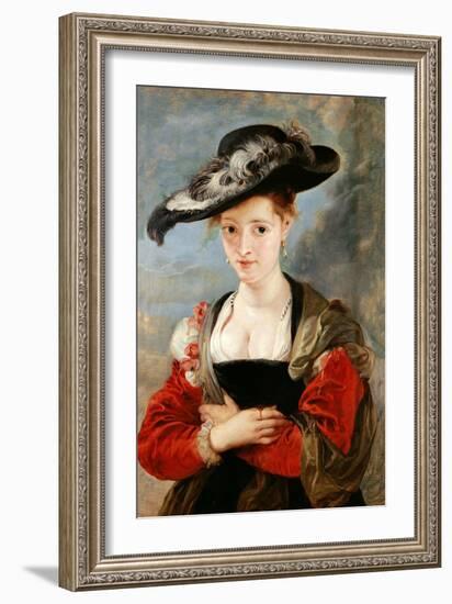 Portrait of Susanne Fourment, 1622-1625-Peter Paul Rubens-Framed Giclee Print