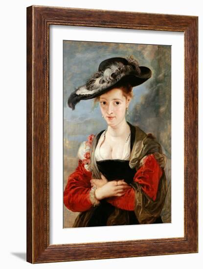Portrait of Susanne Fourment, 1622-1625-Peter Paul Rubens-Framed Giclee Print