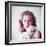 Portrait of Swedish Born Actress Anita Ekberg Holding Small Dog-Allan Grant-Framed Premium Photographic Print