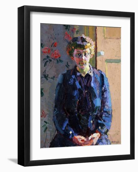 Portrait of Sylvia Gosse, 1912-Harold Gilman-Framed Giclee Print