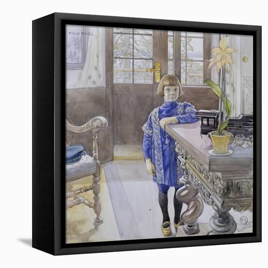 Portrait of Tage Thiel-Carl Larsson-Framed Premier Image Canvas