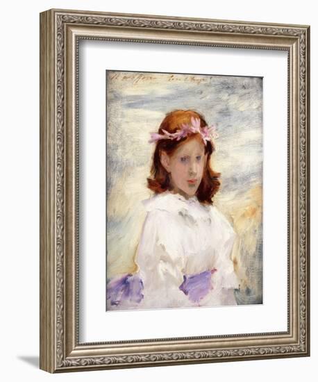 Portrait of Teresa Gosse, 1885-John Singer Sargent-Framed Giclee Print