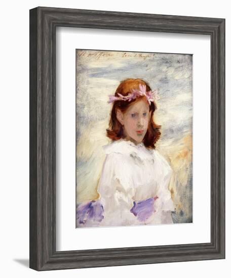 Portrait of Teresa Gosse, 1885-John Singer Sargent-Framed Giclee Print