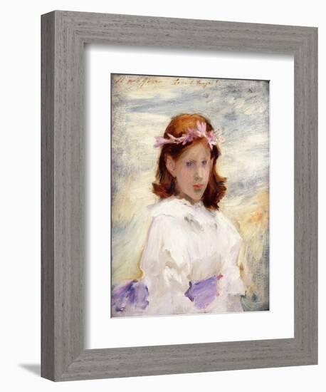 Portrait of Teresa Gosse, 1885-John Singer Sargent-Framed Giclee Print