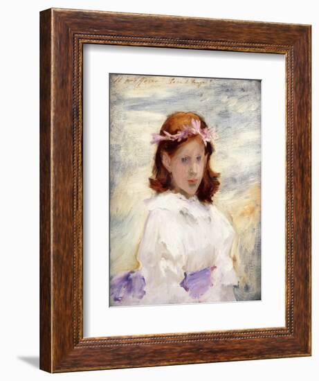 Portrait of Teresa Gosse, 1885-John Singer Sargent-Framed Giclee Print